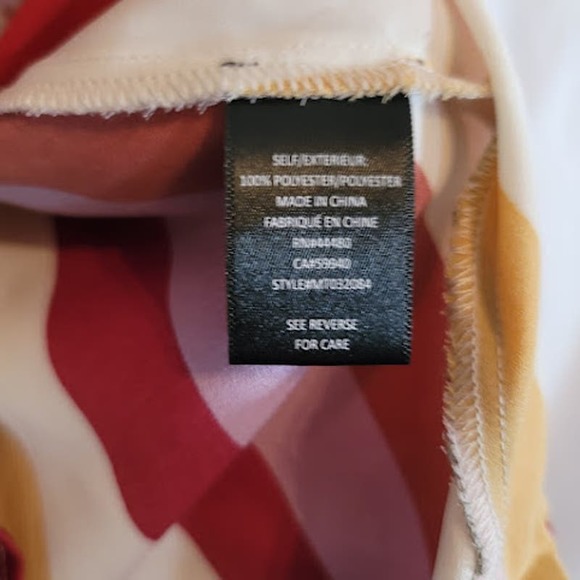 Label Rachel Roy- Multi colored striped blouse- size medium - Picture 7 of 7